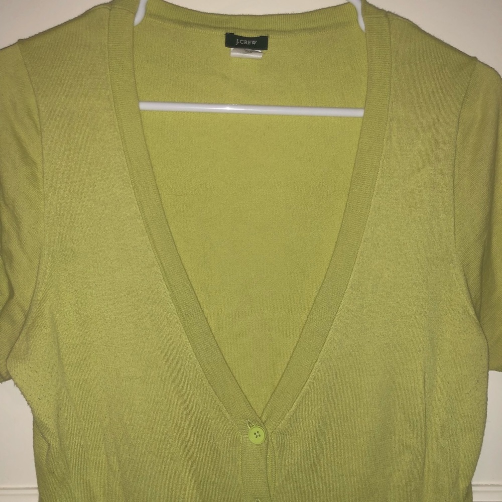 J Crew Short Sleeve Cardigan